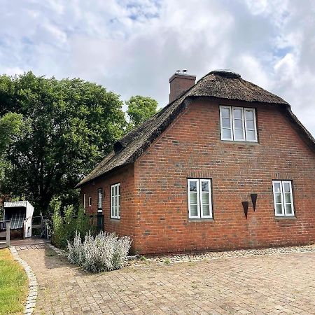 Das Puppenhaus, Reetdach, Sauna, Kamin, Eingezaeunt, Badewanne, Haustiere Willkommen Emmelsbüll-Horsbüll Kültér fotó