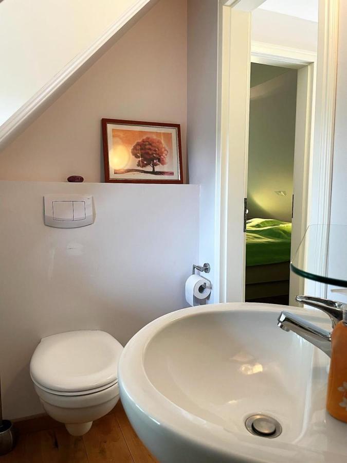 Das Puppenhaus, Reetdach, Sauna, Kamin, Eingezaeunt, Badewanne, Haustiere Willkommen Emmelsbüll-Horsbüll Kültér fotó